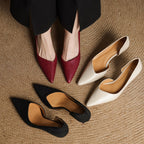 Velisse D’Orsay Leather Pumps