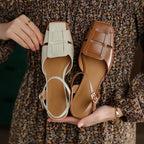 Orlina Roman Leather Heels