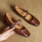 Avelyn Leather Mary Janes