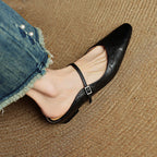 Envara Leather Mules