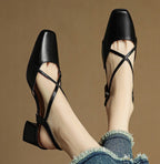 Valenne Leather Heels