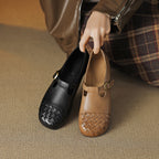 Velmora Woven Leather Loafers