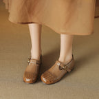 Velmora Woven Leather Loafers