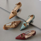 Celest Leather Mary-Jane Heels