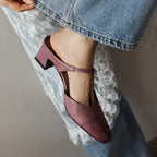 Rovell T-Bar Leather Mules