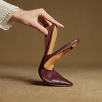 Eloura Slingback Leather Flats