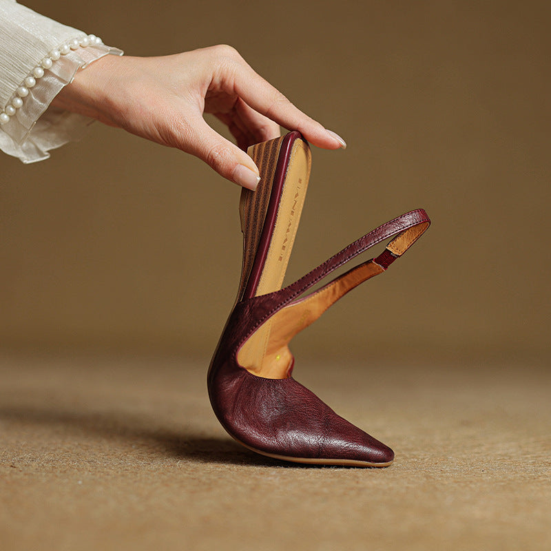 Eloura Slingback Leather Flats
