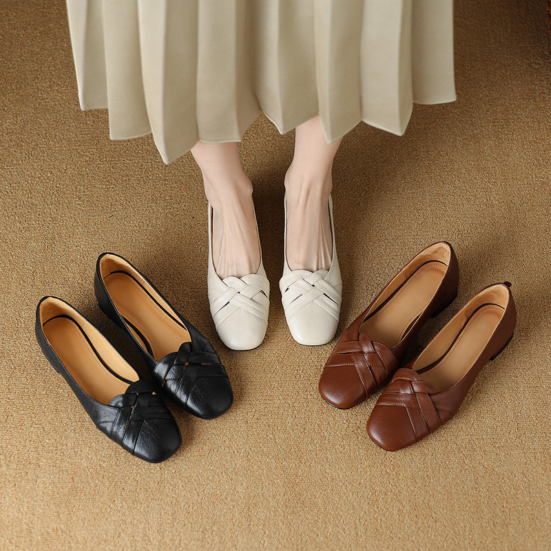 Eloura Woven Leather Flats