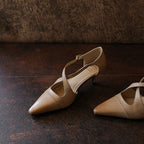 Celest Leather Mary-Jane Heels