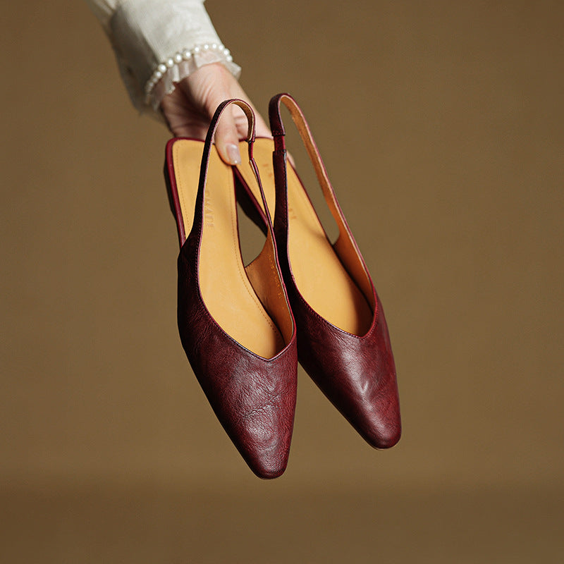 Eloura Slingback Leather Flats