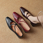 Marvelle Leather Mary Janes