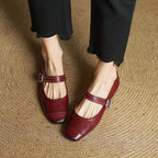Avelyn Leather Mary Janes