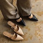 Elvaré Strap Leather Mules