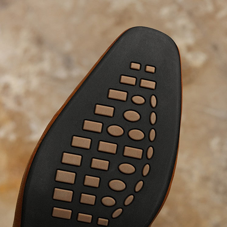 Sera Square-Toe Leather Mules