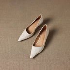 Verrine Leather Low Pumps