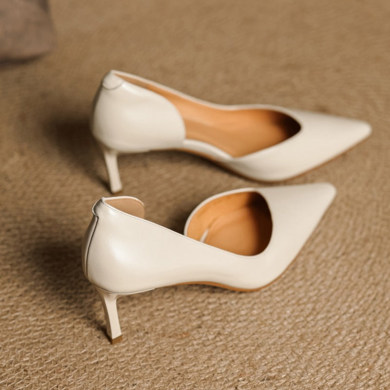 Velisse D’Orsay Leather Pumps