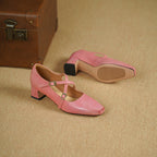 Mira Mary-Jane Leather Heels