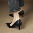 Serelle Woven Leather Heels