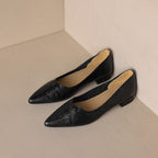 Serelle Point Leather Flats