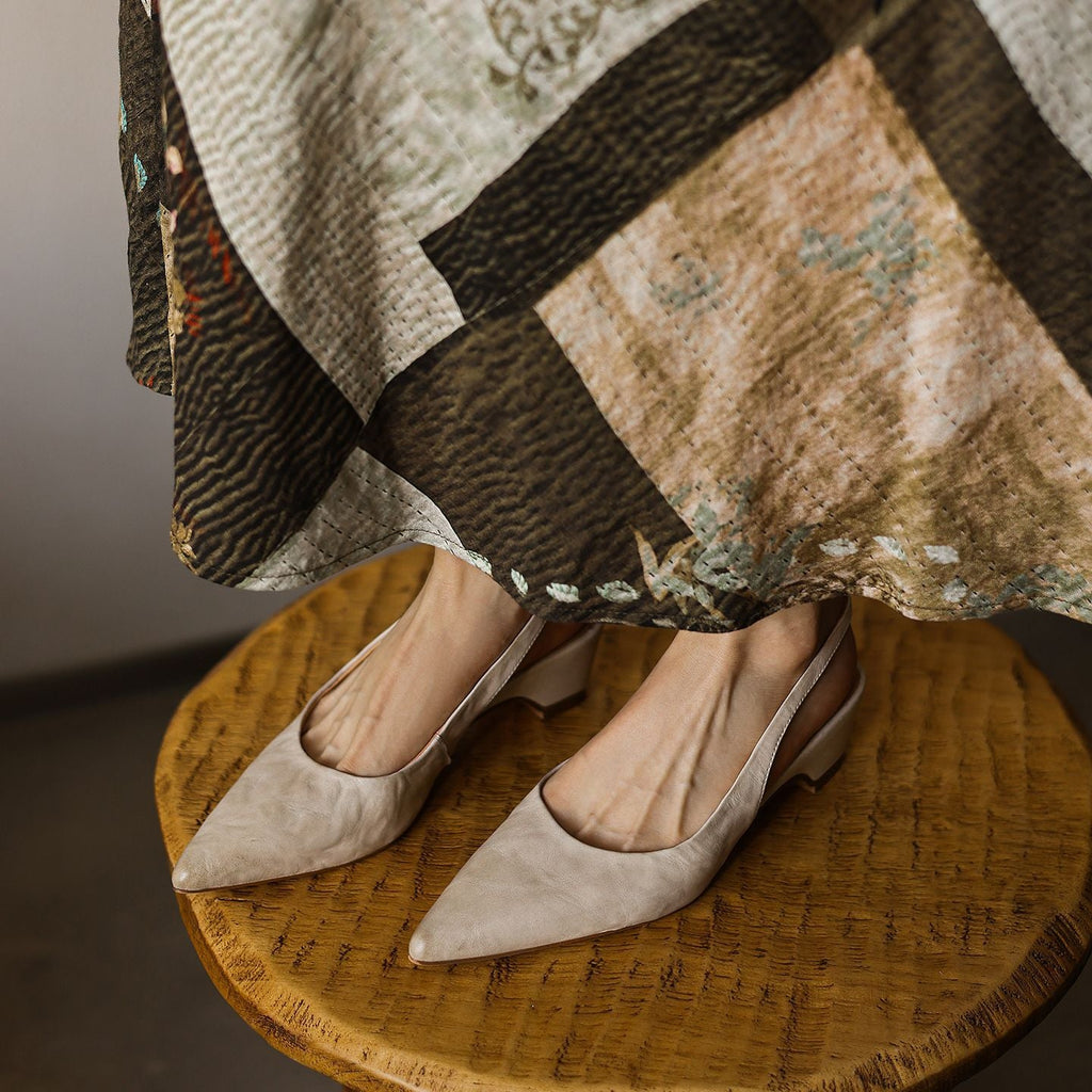 Vela Sculpt Leather Heels