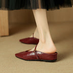 Celine Leather Strap Mules