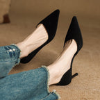 Velisse D’Orsay Leather Pumps