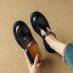Brinell Leather Mary Janes