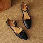 Calenne Leather Slingbacks
