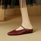 Celine Leather Strap Mules