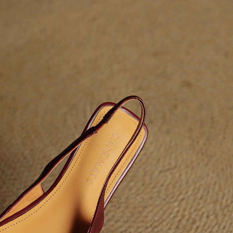 Eloura Slingback Leather Flats