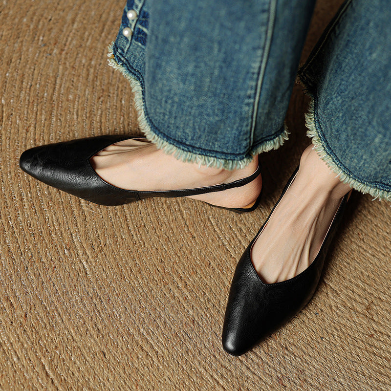 Eloura Slingback Leather Flats
