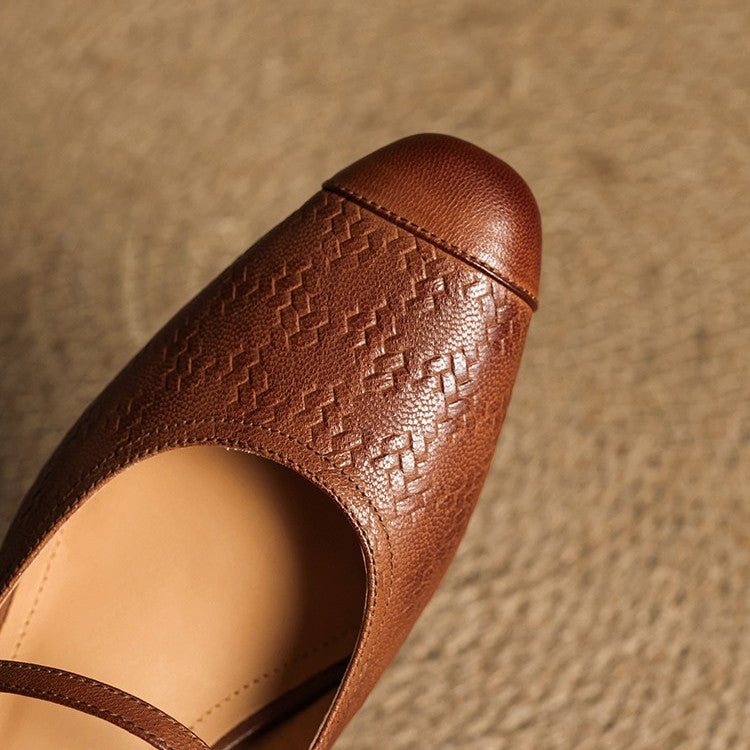 Rielle Strap Leather Mules