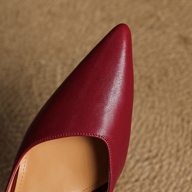 Velisse D’Orsay Leather Pumps