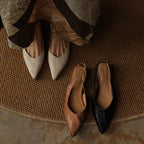 Vireya Slingback Leather Flats
