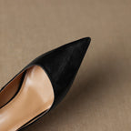 Verrine Leather Low Pumps