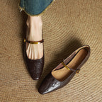 Eloria Lambskin Mary Janes