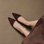 Verrine Leather Low Pumps