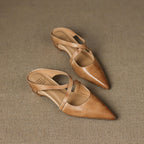 Eryne Leather Mules
