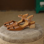 Orlina Roman Leather Heels