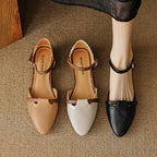 Calenne Leather Slingbacks