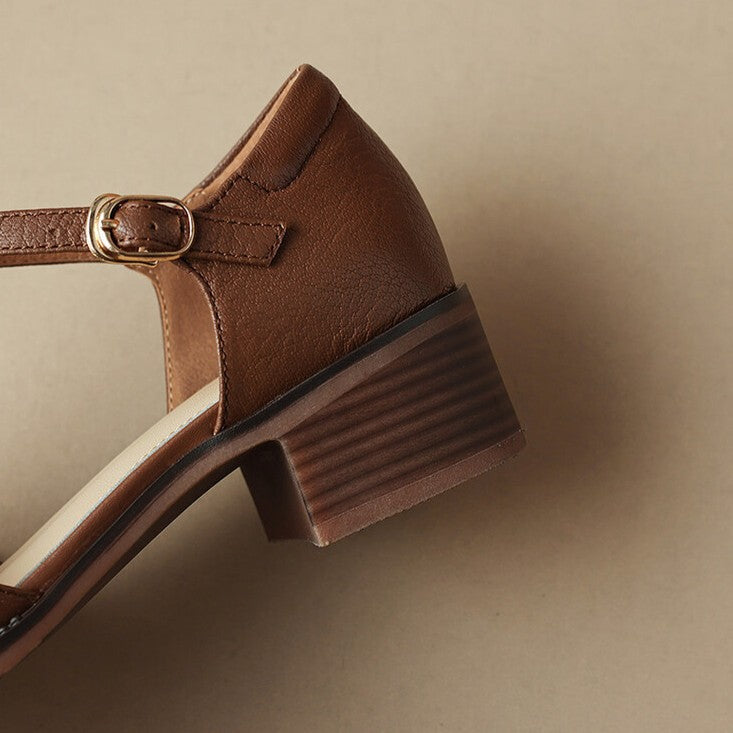 Lorin Roman Leather Heels