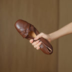 Eloura Woven Leather Flats