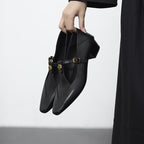 Camélia T-Bar Leather Pumps