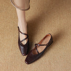 Marvelle Leather Mary Janes