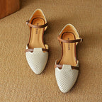 Calenne Leather Slingbacks