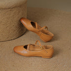 Aurelle Strap Leather Mary-Jane
