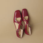 Celise D'Orsay Leather Heels