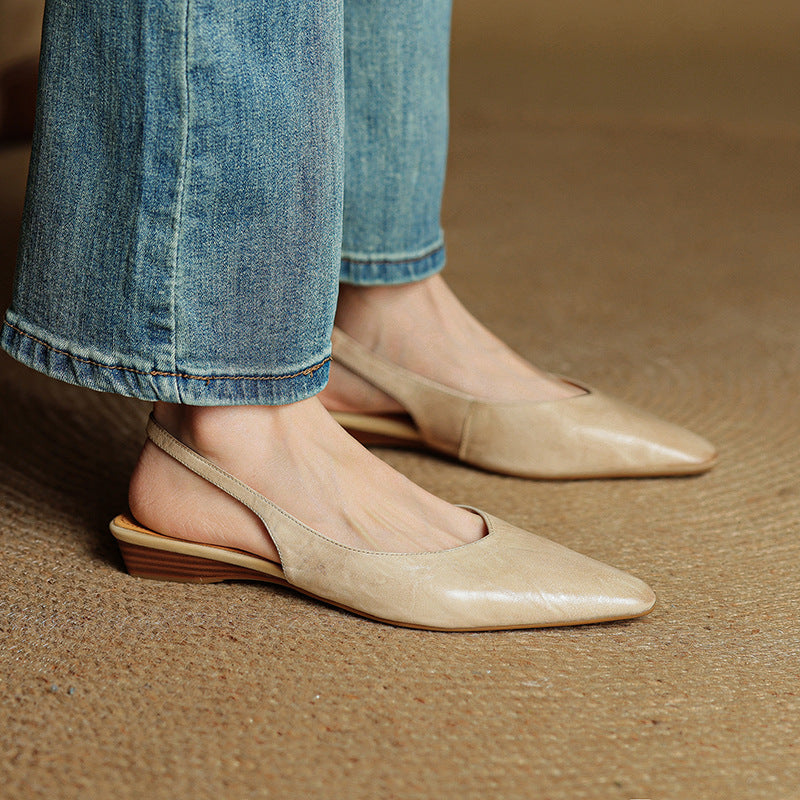 Eloura Slingback Leather Flats