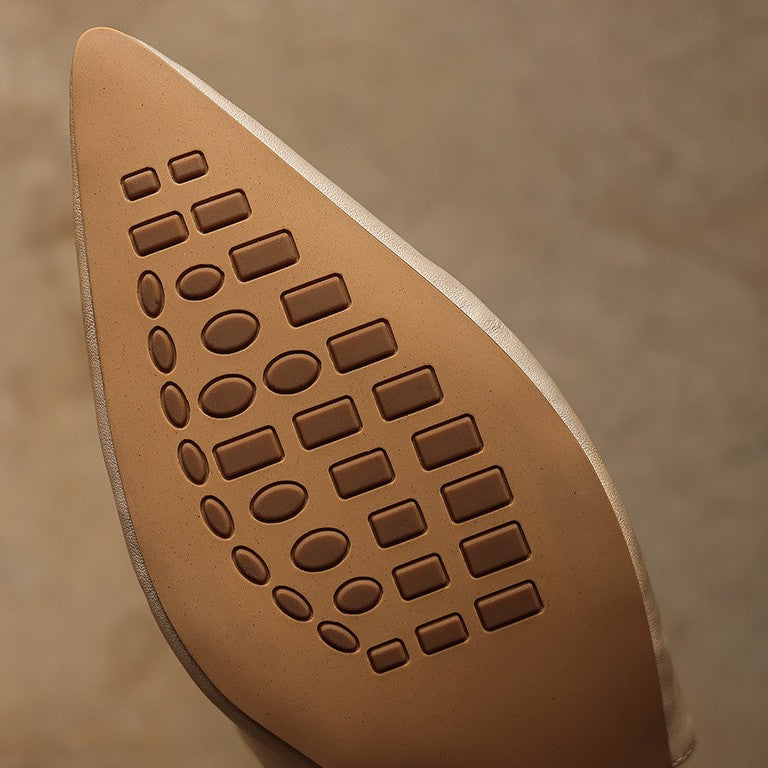 Vela Sculpt Leather Heels