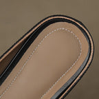 Luna Sculpt Leather Mules